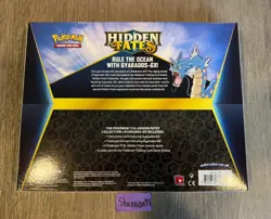 Pokemon Hidden Fates Gyarados GX Collection Box 4 Booster Pack Promo Jumbo Card - Image 4