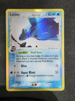 LATIOS - 12/110 - DELTA SPECIES - EX HOLON PHANTOMS - HOLO RARE - POKEMON CARD - Image 1