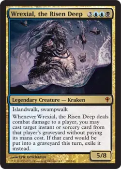 Wrexial, the Risen Deep -Foil Heavy Play MTG Worldwake - Image 1