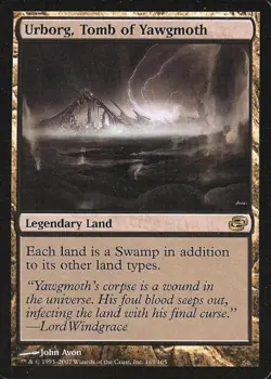 Urborg, Tomb of Yawgmoth -Foil Heavy Play MTG Planar Chaos - Image 1