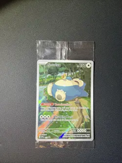 Pokemon TCG Snorlax 051 Black Star Promo Scarlet & Violet SEALED - Image 1