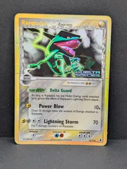Rayquaza 13/113 Delta Species Reverse Holo Rare Pokemon TCG Nintendo HP - Image 1
