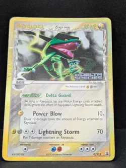 Rayquaza 13/113 Delta Species Reverse Holo Rare Pokemon TCG Nintendo HP - Image 3