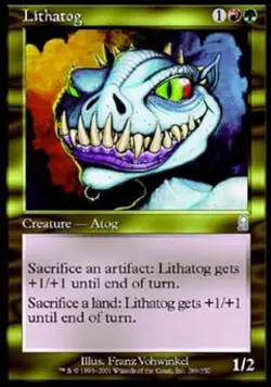 Lithatog -Foil Heavy Play MTG Odyssey - Image 1