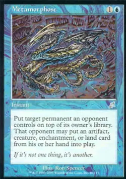 Metamorphose -Foil Heavy Play MTG Scourge - Image 1
