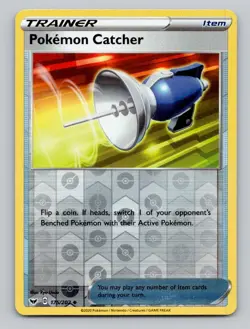 Reverse Holo Pokemon Catcher 138/159 Uncommon Crown Zenith Pokemon - Image 1