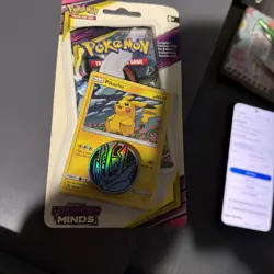 Pokemon Sun & Moon Unified Minds Checklane Blister w/ Pikachu Promo Sealed - Image 1