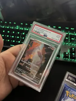 Pokemon Charmander Illustration Rare Holo 168/165 Scarlet & Violet PSA 9 - Image 2