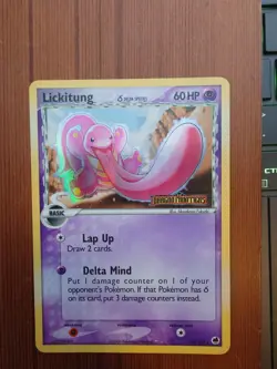 Lickitung Delta Species | EX Dragon Frontiers 19/101 Pokemon | Reverse Holo LP - Image 1