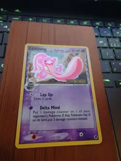 Lickitung Delta Species | EX Dragon Frontiers 19/101 Pokemon | Reverse Holo LP - Image 2