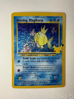 Shining Magikarp 66/64 Celebrations: Classic Collection Pokemon NM - Image 1