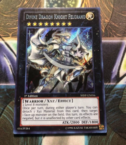 *** DIVINE DRAGON FELGRAND *** 1ST EDITION SECRET RARE SHSP-EN056 (LP) YUGIOH! - Image 1