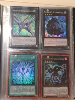 lotto yugioh carte bustine protettive raccoglitore mazzo tin in metallo - Image 5