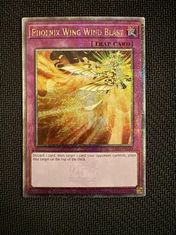YuGiOh! Phoenix Wing Wind Blast RA03-EN149 Quarter Century Secret Rare 1st Editi - Image 1
