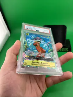 2024 One Piece OP08 En Treasure Rare #109 Monkey D. Luffy PSA 10 GEM MINT - Image 3