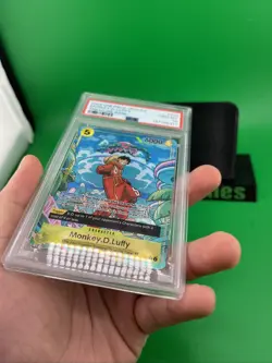 2024 One Piece OP08 En Treasure Rare #109 Monkey D. Luffy PSA 10 GEM MINT - Image 4