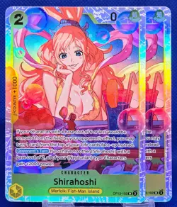 2x Shirahoshi OP12-102 SR | NM | Legacy of The Master | One Piece TCG | English - Image 1