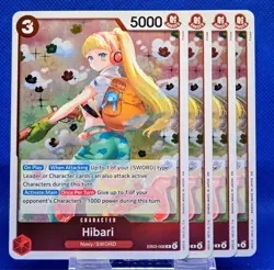 4x (Playset) Hibari EB03-008 R | Extra Booster: Heroines Edition One Piece TCG - Image 1