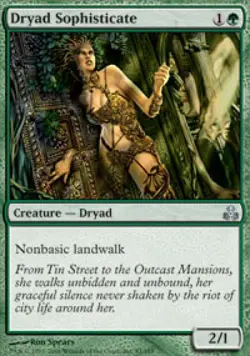Dryad Sophisticate -Foil Heavy Play MTG Guildpact - Image 1