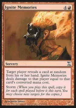 Ignite Memories -Foil Heavy Play MTG Time Spiral - Image 1