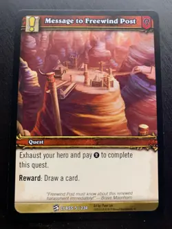 World of Warcraft WoW TCG 2010 Class Deck Quest Singles CHOOSE YOUR CARDS! - Image 4