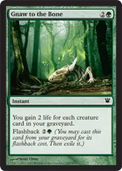 Gnaw to the Bone -Foil Heavy Play MTG Innistrad - Image 1