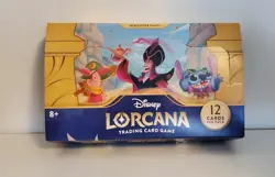 Disney Lorcana TCG Into The Inklands EMPTY Display Booster Box w/ Wrappers - Image 1