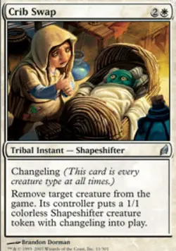 Crib Swap -Foil Heavy Play MTG Lorwyn - Image 1