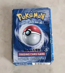 Pokemon 2 Player Starter Set Theme Deck Base Set WOTC Empty Box - Poor Condition - Image 1