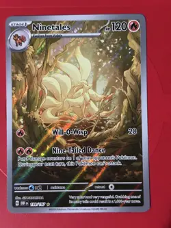 Ninetales Obsidian Flames Illustration Rare Card 199/197 Pokemon TCG - NM / M - Image 1