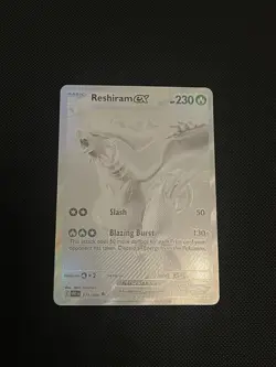 Pokemon TCG Reshiram EX Full Art Secret Rare White Flare 173/086 Card - Image 1