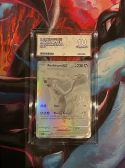 Pokemon TCG Reshiram EX White Flare 173/086 Ace Graded 10! Perfect Subgrades! - Image 2