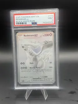 Pokemon Reshiram EX White Flare 173/086 BWR PSA 9 - Image 1