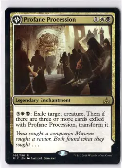 Profane Procession NM* Rivals Of Ixalan ENGLISH 166/196 mtg -UnltdCards - Image 1