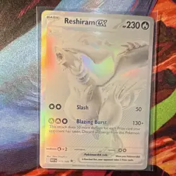 Pokemon Reshiram ex 173/086 Sv: White Flare Rare Holo EX English TCG - Image 1