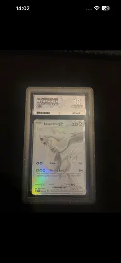 Pokemon TCG Reshiram EX White Flare | 173/086 | Perfect Subgrades | Ace 10 - Image 1