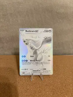 Pokemon TCG Reshiram EX White Flare Rare English Card 173/086 BWR Ungraded NM - Image 1
