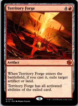 Magic the Gathering HP Territory Forge The Big Score MTG Free Shipping! - Image 1