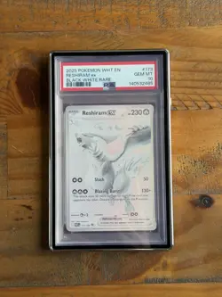 Pokemon TCG Reshiram ex White Flare 173/086 - PSA 10 - Image 1
