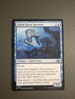 MTG Magic the Gathering Glitch Ghost Surveyor (44/568) Aetherdrift LP - Image 1