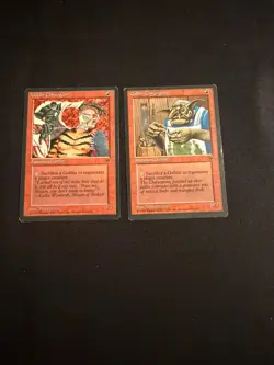 x2 Goblin Chirurgeon Gelon/Foglio [Fallen Empires] 2x Magic MTG Cards LP - Image 1