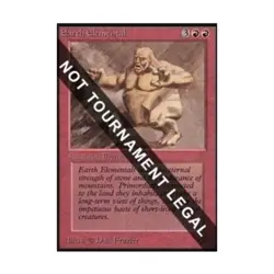 WOTC MtG Collector's Ed Earth Elemental (CE) (U) EX - Image 1