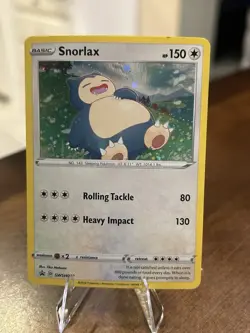 Snorlax SWSH032 Holo Promo Sword & Shield Promo Pokemon Card - Image 1