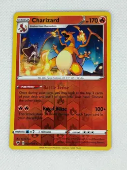 Charizard 025/185 - Pokemon TCG Vivid Votlage (2020) - NM - Reverse Holo - Rare - Image 1