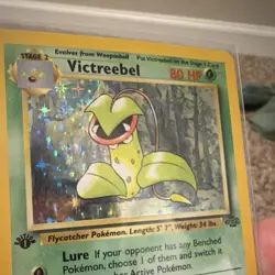 Pokemon Victreebel 1st Edition Holo Rare Jungle 14/64 1999 Wizards Card - Image 3