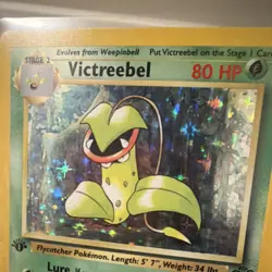 Pokemon Victreebel 1st Edition Holo Rare Jungle 14/64 1999 Wizards Card - Image 4