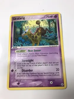 Girafarig 16/92 Non-Holo Ex Legend Maker Pokemon Card ~ - Image 2
