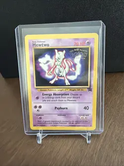 Pokemon TCG Mewtwo Black Star Promo 3 WOTC 1999 WB ‘The First Movie’ Stamp NM💎 - Image 1