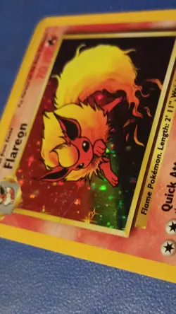 Pokemon TCG Flareon Holo Rare Unlimited Jungle 03/64 70 HP English - Image 3