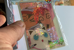 ASH MISTY JIGGLYPUFF Pokemon Japanese Anime Vending Prism Sticker Holo Vintage - Image 2